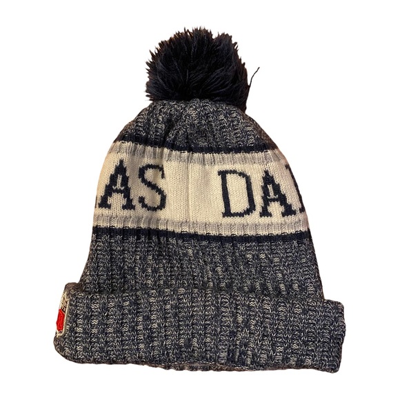 NFL Dallas Cowboys Sport Knit Beanie Winter Pom Hat Adult One Size Fits Most - Picture 3 of 7